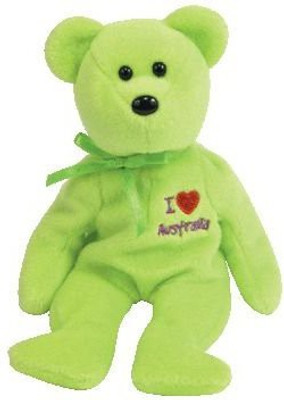 

ty Beanie Ba Australia The Bear (I Love Australia Asiapacific(Green)