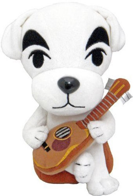 

Sanei Animal Crossing New Leaf Kk Slider/Totakeke 7" Plush - 7.9 inch(White)