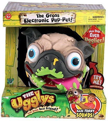 

Ugglys Pug Electronic Pet Dog(Black)