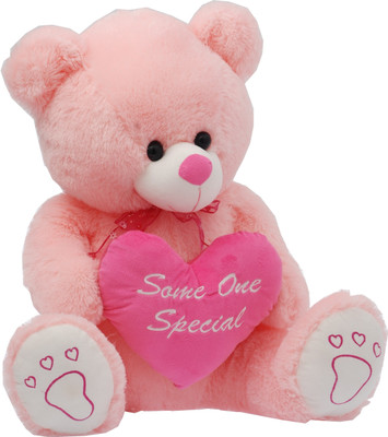 

Dimpy Bear with Love Paws - 36 cm(Pink)