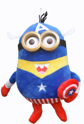 NoVowels NoVowels Soft Minion Captain America 30Cm - 30 cm(Multicolor)