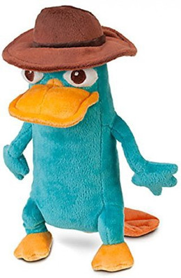 

Disney Phineas And Ferb Perry Plush 10Inch Mini Bean Agent P - 14 inch(Blue)