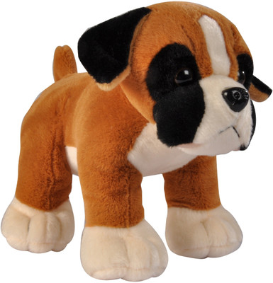 Soft Buddies Standing Boxer Dog - 9 inch(Brown)