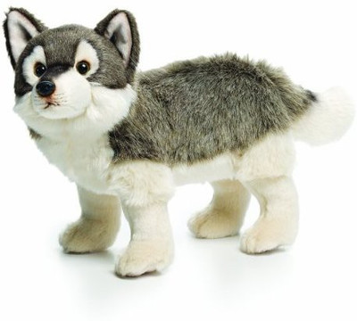 

Nat and Jules Plush Standing Wolf(White)