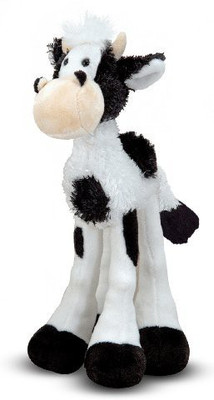 

Melissa & Doug Princess Softlanky Legs Cow - 12 inch(White)