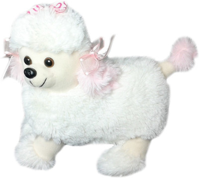 

Soft Buddies Poodle Dog Play Toy - 10 inch(White)