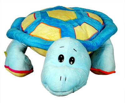 

Montez Tortoise Pillow -Soft Toy - 60 cm(Blue)