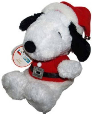 

Hallmarc Peanuts Snoopy 2007 Plush 10" Santa Claus(White)