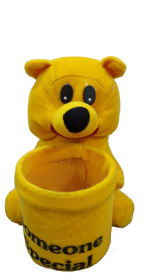 

Ekku Cute Teddy Pen Stand - 7 inch(Yellow)