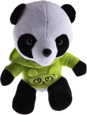 

Creative India Exports Panda With Green T-shirt Soft Plush Toy - 18 cm(Multicolor)