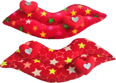 

Aparshi Aparshi designer Lips stuffed soft toy (Pack of 2) - 25 cm(Multicolor)