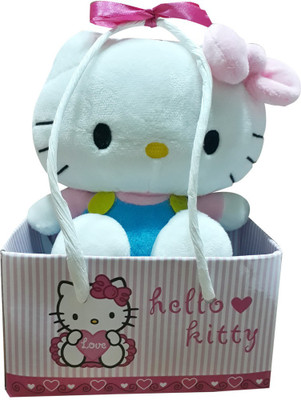 

My Baby Excel Hello Kitty Light Blue Plush 16 cm with Gift Paper Bag Light Pink Colour - 16 cm(Multicolor)