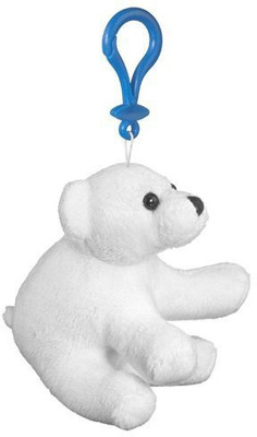 

Wildlife Artists Polar Bear Clip Keychain Wild Life Artist(White)