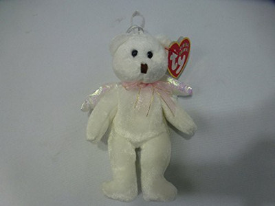 

TY Beanie Babies Jingle Beanies Halo Angel Bear(Grey)