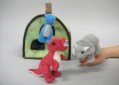 

Unipak Dino Finger Puppet Play House 8" - 7 inch(red)
