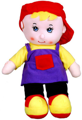 

Montez Lovely Chotu Rag Baby Doll Soft Toy - 32 cm(Purple)