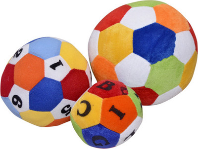 

ESHTYLE Combo of 3 Printed balls 9cm,13cm,16cm - 8 inch(Multicolor)