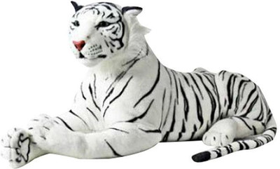 

Chunmun White Tiger - 49 cm(White, Black), Black;white