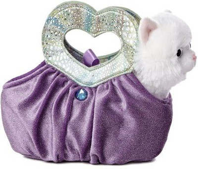 

Fancy Pals Purse Pet Carriers Lavender Heartfelt Fancy Pals Miniplush Purse Pet Carriers(Purple)