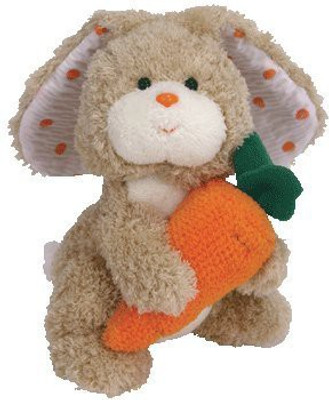 

ty Beanie Babies Veggies Bunny(Brown)