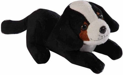 

Soft Buddies Sweet Puppies Dog - Black and White - 6 inch(Black)