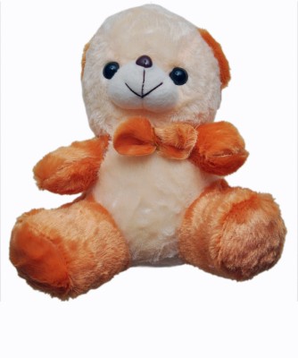 

NoVowels Novowels Soft Teddy With Bow in Cream and Brown Color 25Cm - 25 cm(Multicolor)