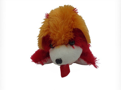 

Art N Hub Soft Colourful Puppy Toy in Cap (L-20cm) - 18 cm(Red)