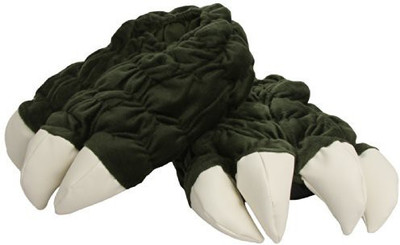 

Toy Vault Godzilla Feet Plush Slippers(Black)