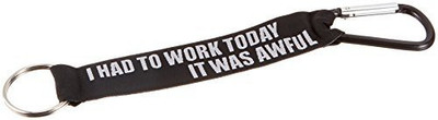 

Gund Grumpy Cat Meme I Had to Work Lanyard and Carbiner, 8" - 25 inch(Multicolor)