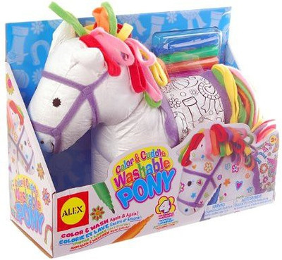 

Alex Toys Craft Color & Cuddle Pony Soft(White)