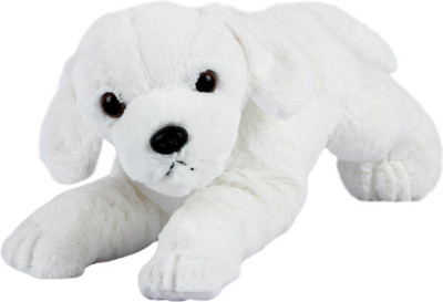 

ToynJoy Cute Lying White Puppy Stuffed Toy – 35cm - 35 cm(White)