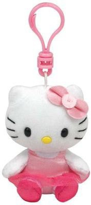 

Ty Inc Ty Beanie Babies Hello Kitty Ballerina Clip On Plush(White)