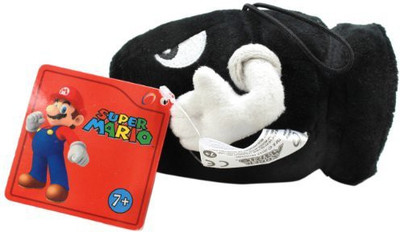 

Global Holdings Super Mario Plush-4" Bullet Bill/Killer S Plush - 25 inch(Multicolor40)