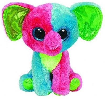 TY Beanie Babies Elfie Elephant (Justice Exclusive) - 22 inch(Blue)