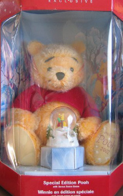

Disney Winnie The Pooh Special Edition Holiday Pooh W Bonus Snow - 9 inch(Orange)