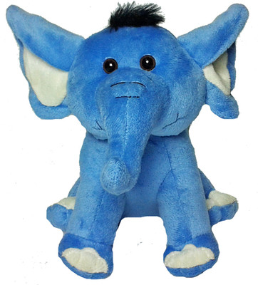 

Soft Buddies Elephant - 7 inch(Blue)