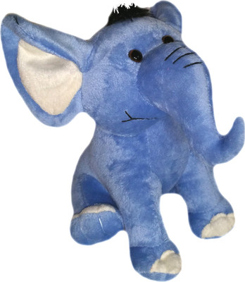 

Soft Buddies Elephant - 11 inch(Blue)