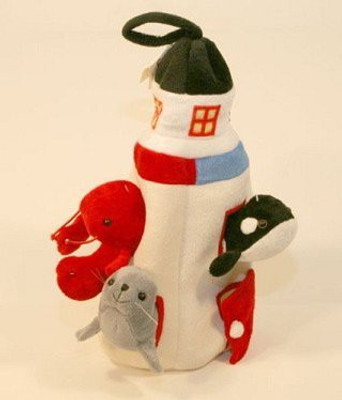 

Unipak Plush Lighthouse With Animals Five (5) Sea Animals(White)