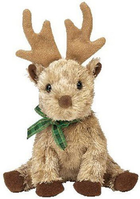 ty Jingle Beanies Rudy Reindeer(Brown)