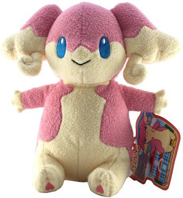

Pokemon Center Official Nintendo Black And White Plush Dx 9" Tabunne(Pink)
