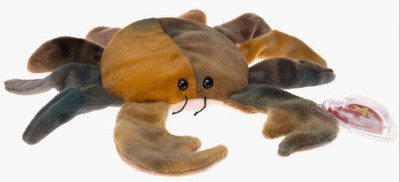 

TY Beanie Babies Claude The Crab Dye (Retired) - 17 inch(Brown)