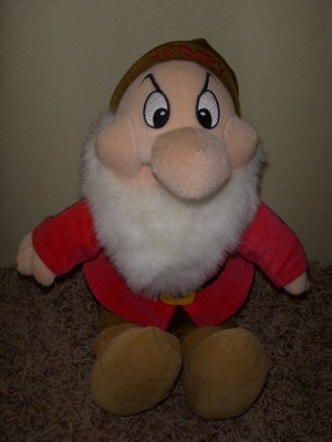 

Disney Grumpy From Snow White And The Seven Dwarfs 11" Plush Doll - 14.96 inch(Red)