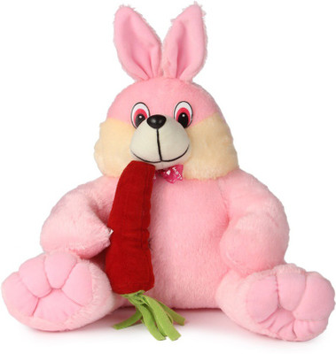 

Deals India Bunny With Carrot - 35 cm(Pink)