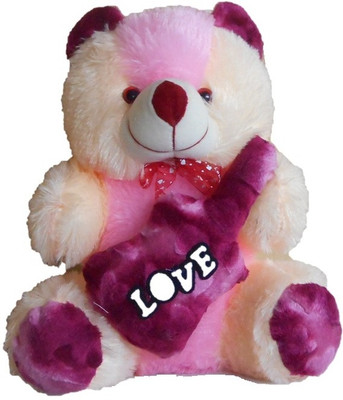 

MYBUDDY Cutie Fluffy Teddy - 17.5 inch(Multicolor)