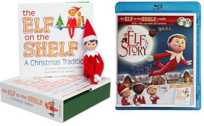 

The Elf on the Shelf A Christmas Tradition With North Pole Blue Eyed Boy(Red)
