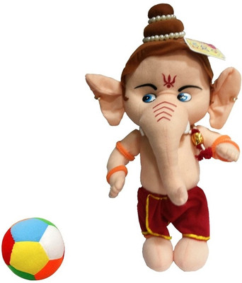 

Saugat Traders Ganesha with Ball - 18 inch(Brown)