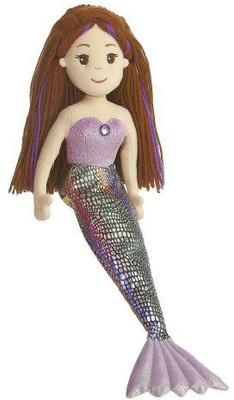 

Sea Sparkles Mermaid Merissa ~17" Plush Plush Doll Series(Brown)