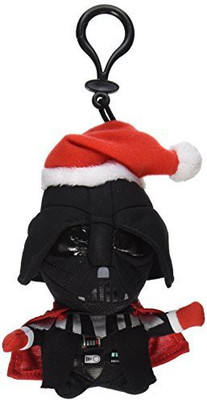 

Underground Toys Star Wars Mini Santa Darth Vader Talking 4" Plush(Black)