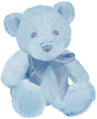 

First & Main Blue Pastel Pal Teddy Bear Plush In Sitting Position 6"(Blue)