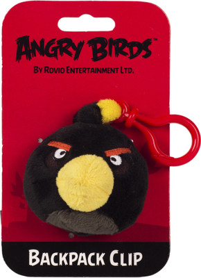 

Angry Birds Black 3" Back Pack Clip on - 6.5 cm(Multicolor)